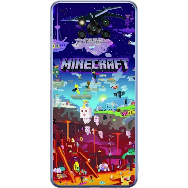 Xiaomi Poco X3 Pro Gjennomsiktig deksel Minecraft