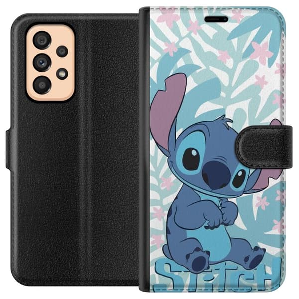 Kompatibelt Plånboksfodral till Samsung Galaxy A53 5G Stitch logga