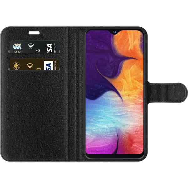 Kompatibelt Lommeboketui til Samsung Galaxy A20e Blomst