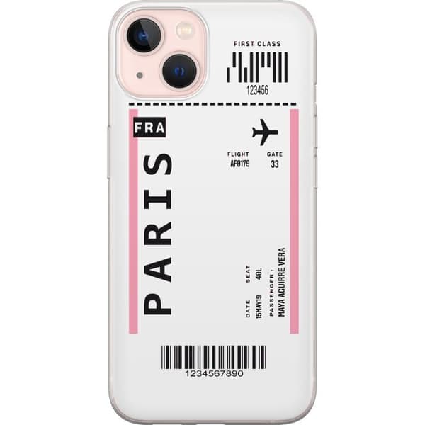 Kompatibel Mobilcover til Apple iPhone 13 Flybillet til Paris