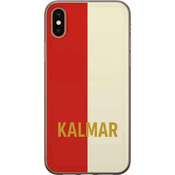 Apple iPhone X Läpinäkyvä kuori Kalmar - jalkapallo