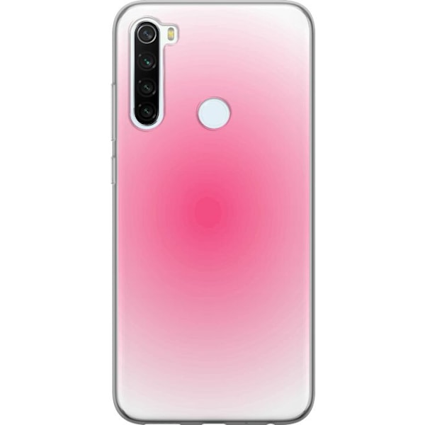 Xiaomi Redmi Note 8 Läpinäkyvä kuori Pinkki Pilvi