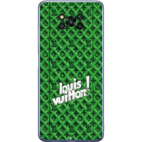 Kompatibelt Mobildeksel til Xiaomi Poco X3 Pro Inspirert grønt monogram med logo grønn