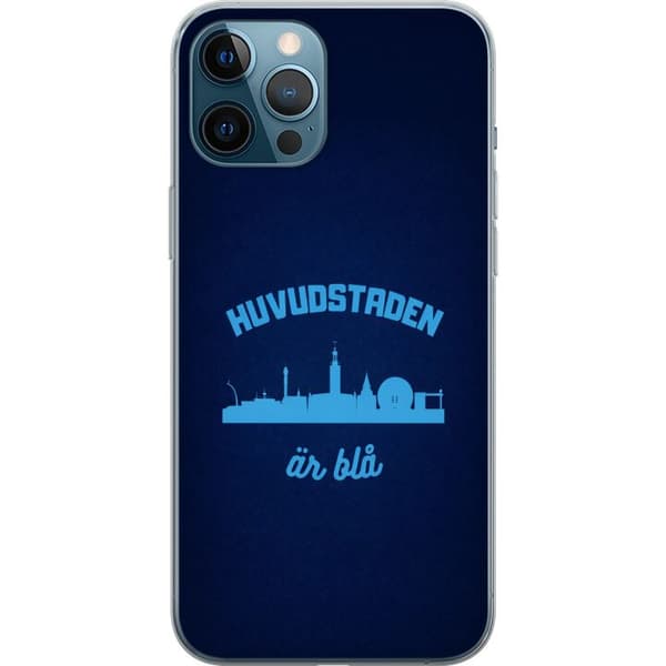 Kompatibel Mobilcover til Apple iPhone 12 Pro Max Djurgården er blå