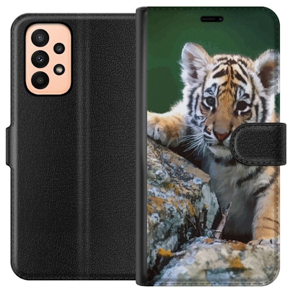 Samsung Galaxy A23 Plånboksfodral Tiger