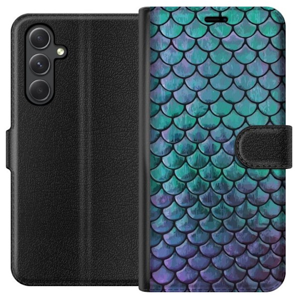 Samsung Galaxy A35 Lompakkokotelo Säteilevä järvi prinsessa