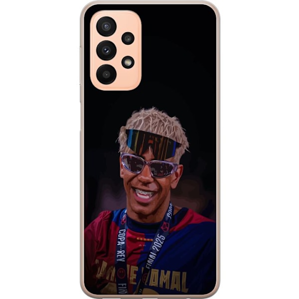 Samsung Galaxy A23 Genomskinligt Skal Lamine Yamal mobilskal i stilren sportdesign