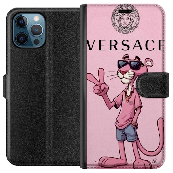 Apple iPhone 12 Pro Tegnebogsetui Pink Panter Mærke