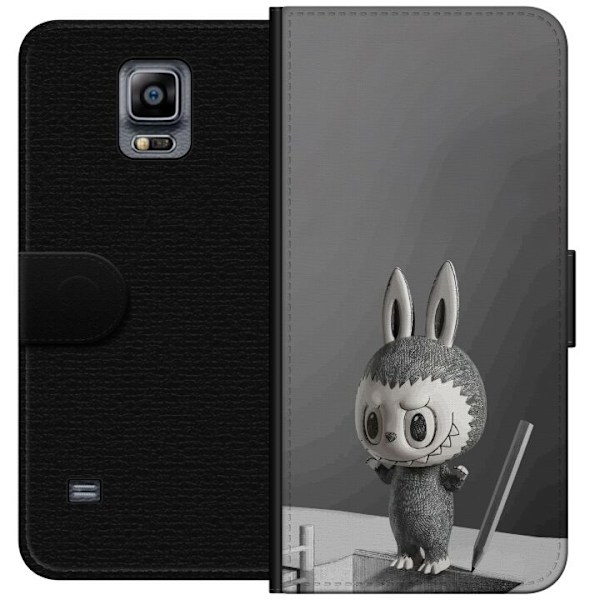 Samsung Galaxy Note 4 Lompakkokotelo Pop Mart MEGA LABUBU LABUBU Sketch 1000%