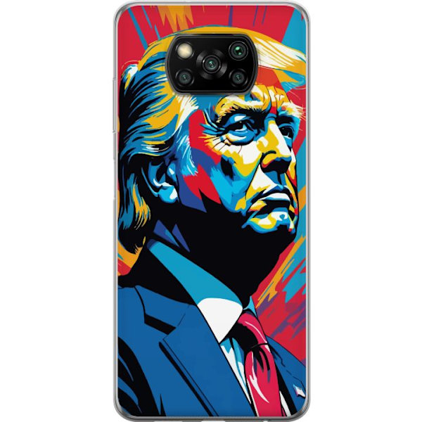 Xiaomi Poco X3 NFC Läpinäkyvä kuori Trump