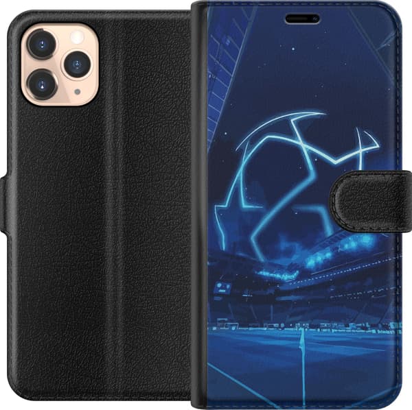 Kompatibelt Plånboksfodral till Apple iPhone 11 Pro Blå Fotboll
