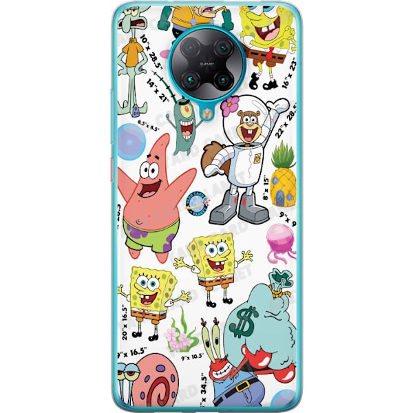 Xiaomi Poco F2 Pro Gennemsigtig cover SpongeBob SquarePants