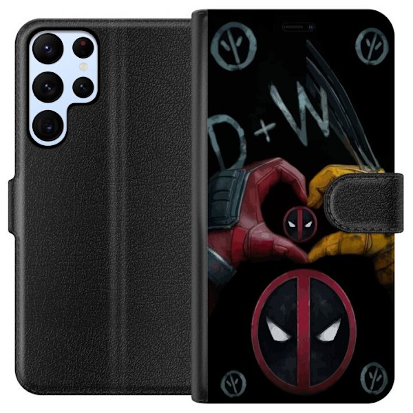 Samsung Galaxy S24 Ultra Lompakkokotelo Deadpool & Wolverine R