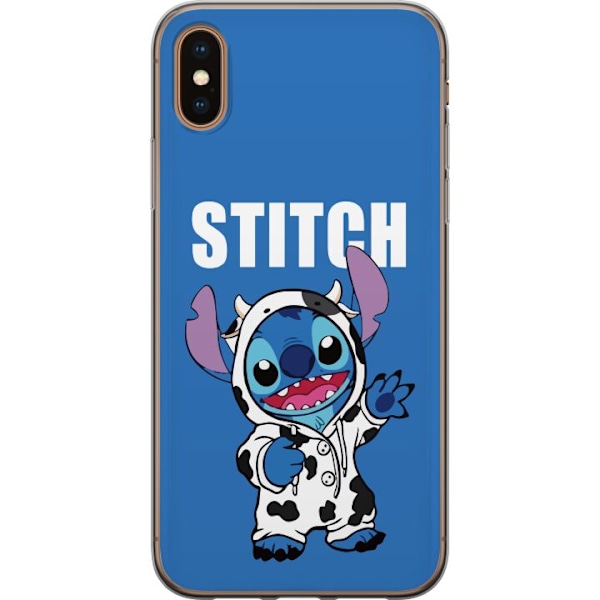 Apple iPhone XS Max Genomskinligt Skal Stitch