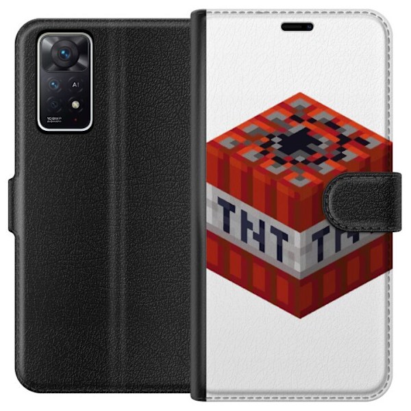 Xiaomi Redmi Note 11 Pro 5G Lompakkokotelo Minecraft TNT