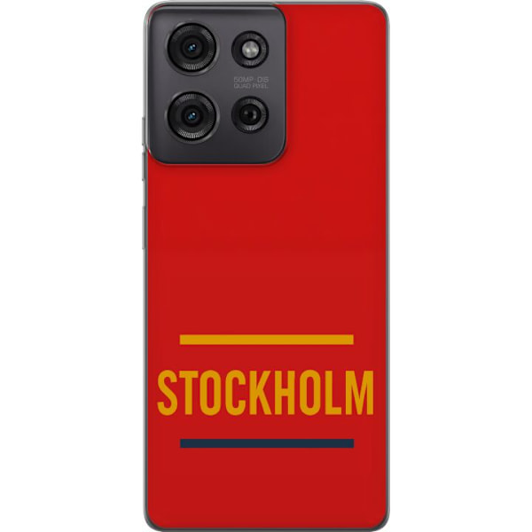Motorola Moto G75 Gjennomsiktig deksel Stockholm – Hockey