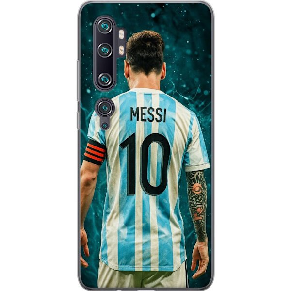 Xiaomi Mi Note 10 Pro Läpinäkyvä kuori Messi