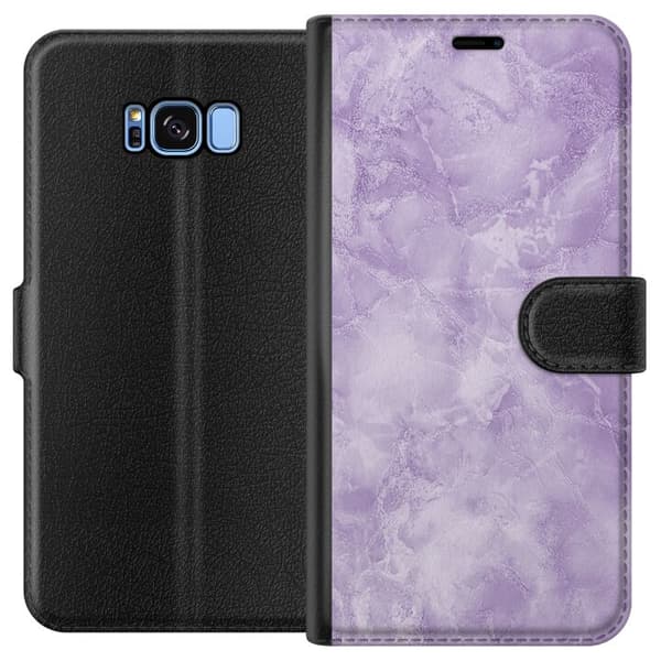 Kompatibelt Lommeboketui til Samsung Galaxy S8 Marmor