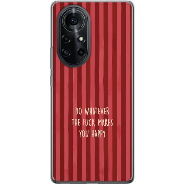 Kompatibelt Mobildeksel til Huawei nova 8 Pro Gör det som gör dig glad rød
