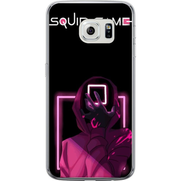 Samsung Galaxy S6 edge Läpinäkyvä kuori Squid Game Teema Suosittu Sarja Motiivi Graafinen Ikoninen Suunnittelu Aasialainen Popkulttuuri Jännitys D