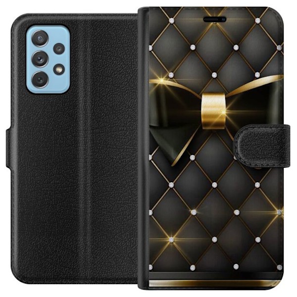 Samsung Galaxy A72 5G Tegnebogsetui Guldrosen