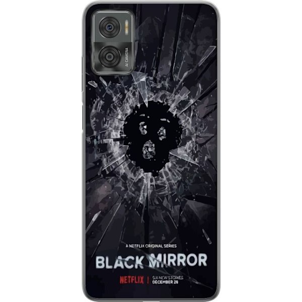 Motorola Moto E22i Läpinäkyvä kuori Black Mirror Sci-Fi Net