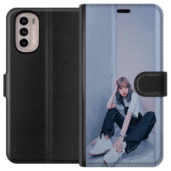 Motorola Moto G31 Tegnebogsetui Lisa from Blackpink – K-pop Style Icon