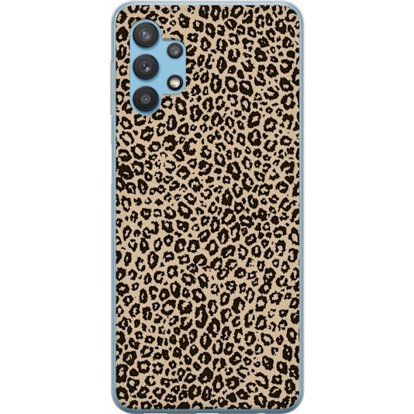 Samsung Galaxy A32 5G Genomskinligt Skal Leopard Mönster