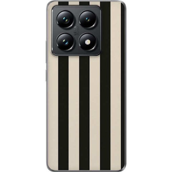 Xiaomi 14T Pro Genomskinligt Skal Line Flow