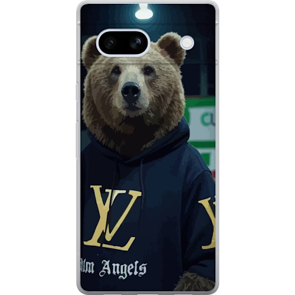 Google Pixel 7a Gennemsigtig cover LV Björn Palm Angels