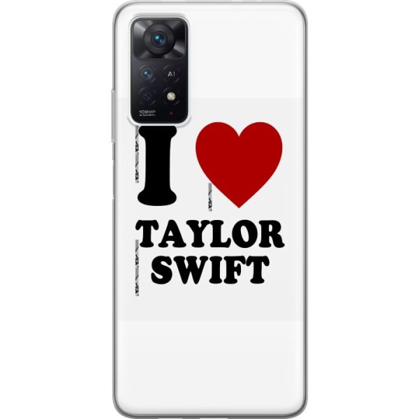 Xiaomi Redmi Note 11 Pro 5G Genomskinligt Skal Taylor Swift