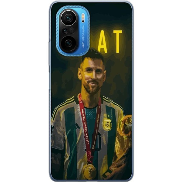 Xiaomi Poco F3 Gjennomsiktig deksel Geit Messi