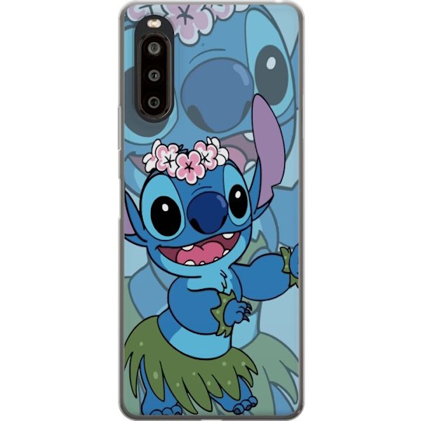 Sony Xperia 10 II Läpinäkyvä kuori Stitch tähtien alla - T