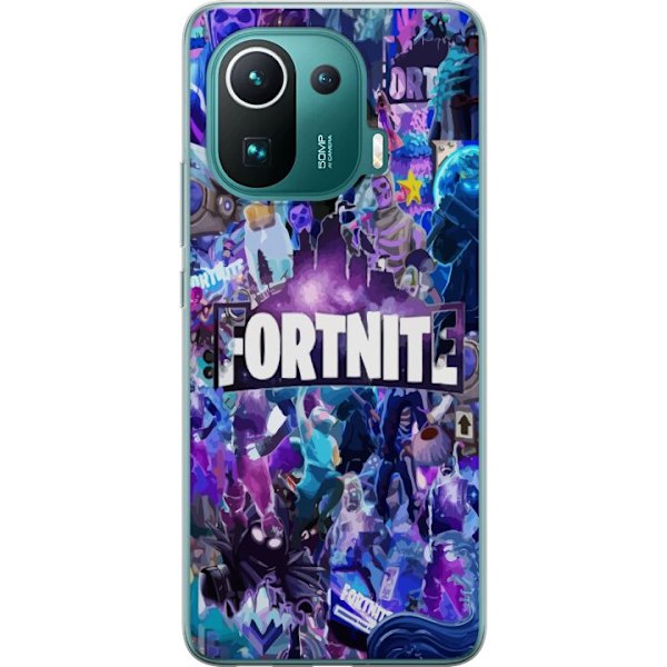 Xiaomi Mi 11 Pro Läpinäkyvä kuori Fortnite