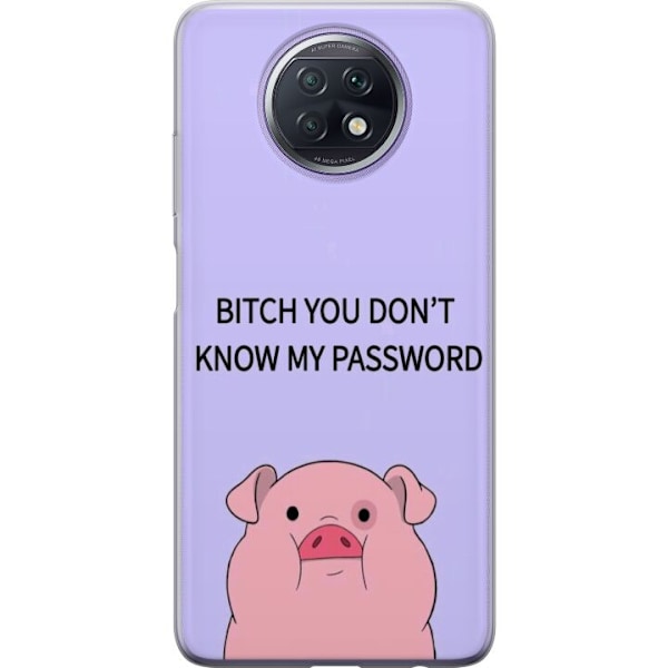 Xiaomi Redmi Note 9T Gennemsigtig cover RØR IKKE