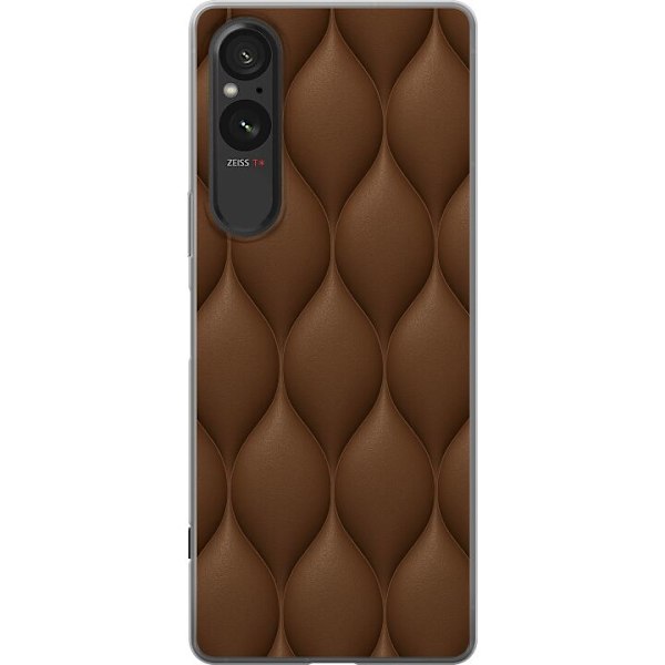 Sony Xperia 5 V Läpinäkyvä kuori Kaakaoskaalat