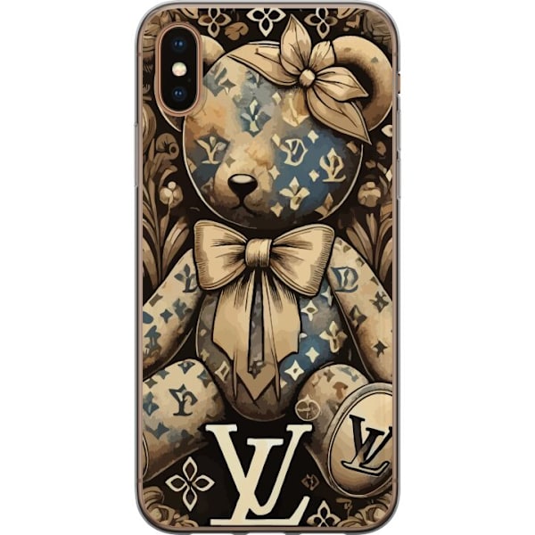 Apple iPhone XS Max Gennemsigtig cover LV Teddy