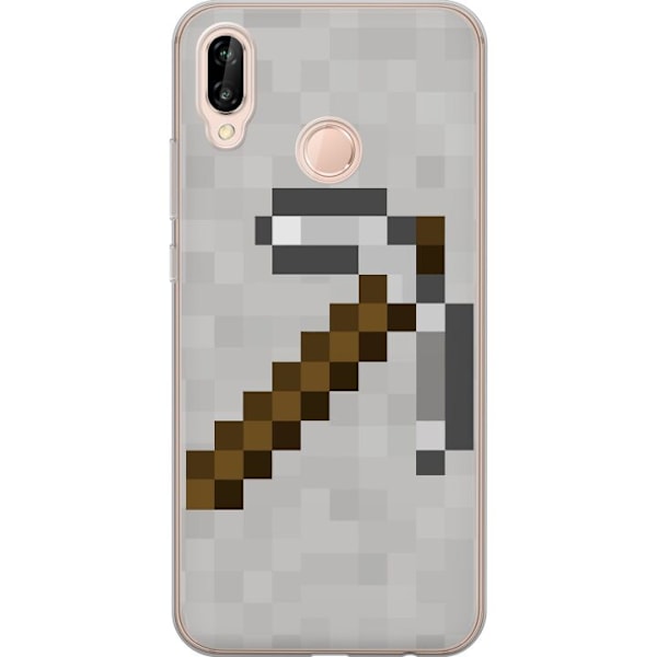 Huawei P20 lite Läpinäkyvä kuori Minecraft Työkalut