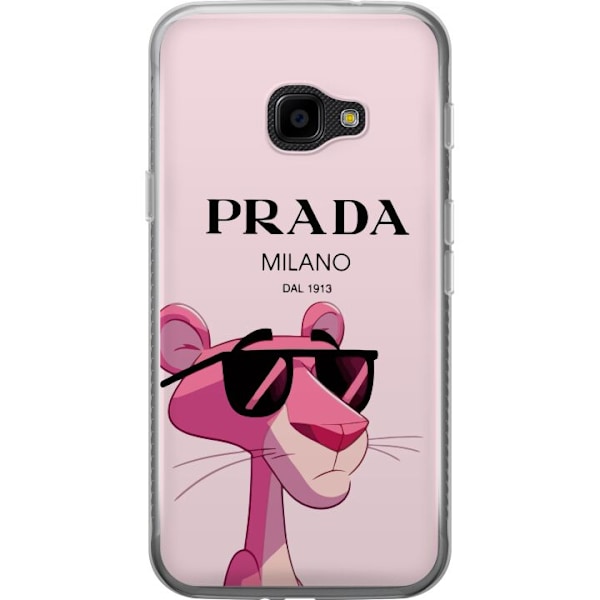 Samsung Galaxy Xcover 4 Läpinäkyvä kuori Prada Ruusupantter