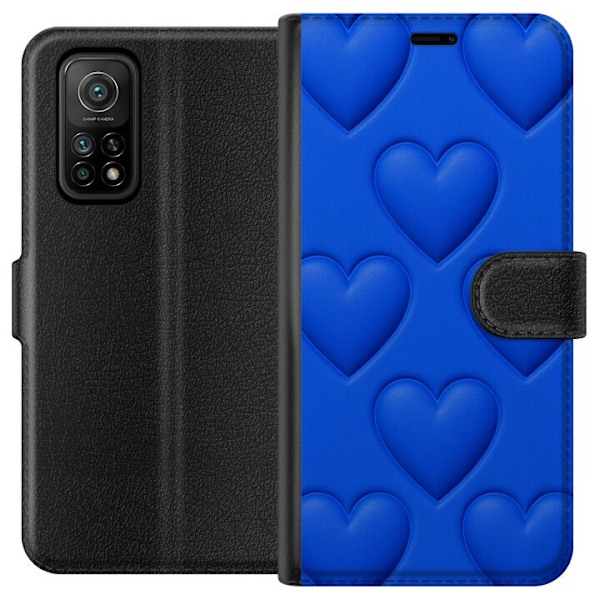 Xiaomi Mi 10T 5G Plånboksfodral Blue Hearts