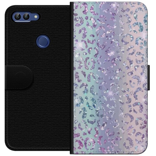 Huawei P smart Plånboksfodral Glitter Leopard