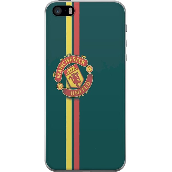 Apple iPhone SE (2016) Gennemsigtig cover Manchester United F.