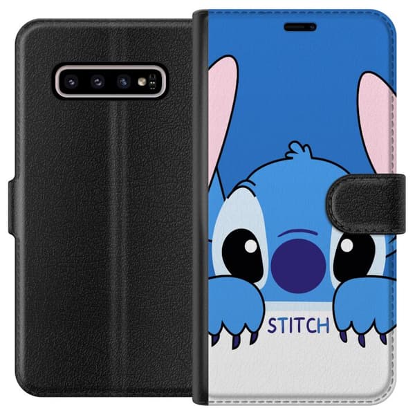 Kompatibelt Lommeboketui til Samsung Galaxy S10+ Stitch