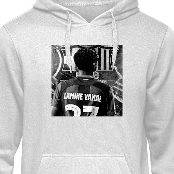 Hoodie til Voksen | Behagelig Hættetrøje Lamine Yamal grå XL