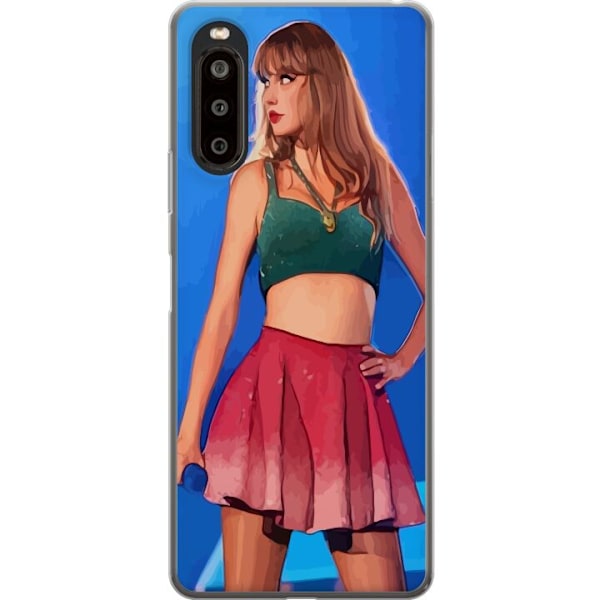 Sony Xperia 10 II Läpinäkyvä kuori Taylor Swift