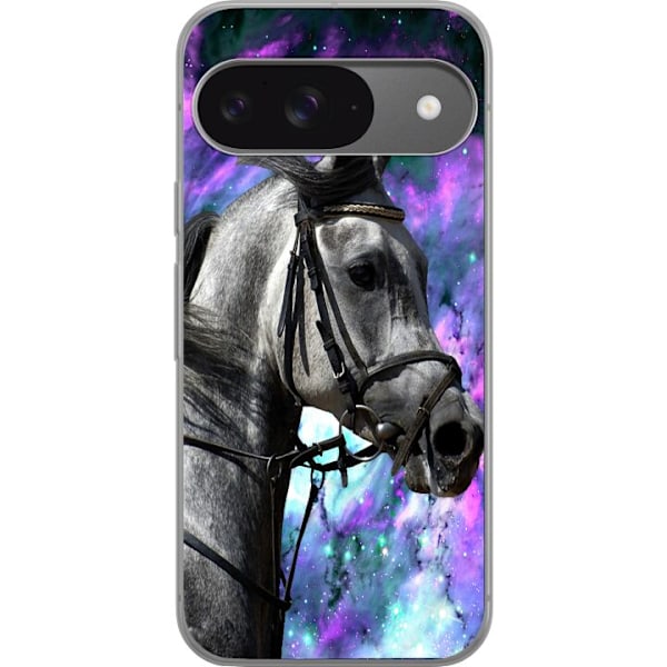 Google Pixel 9 Gennemsigtig cover Hest