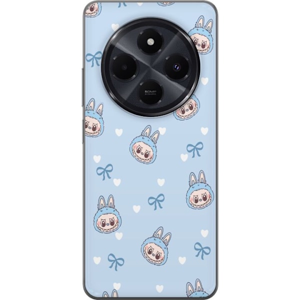 Xiaomi Redmi A4 Läpinäkyvä kuori Labubu Tuli Henki