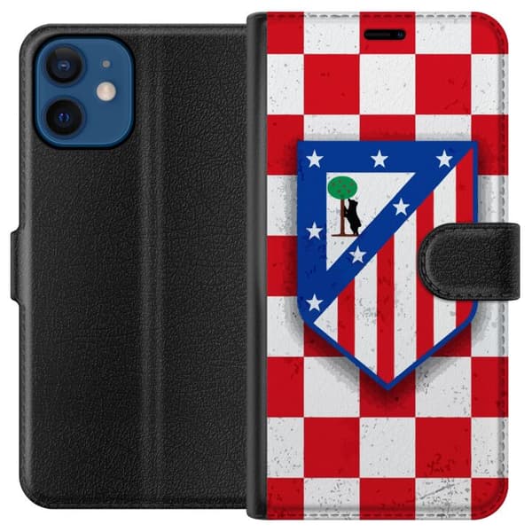 Kompatibel Tegnebogsetui til Apple iPhone 12 Atletico Madrid