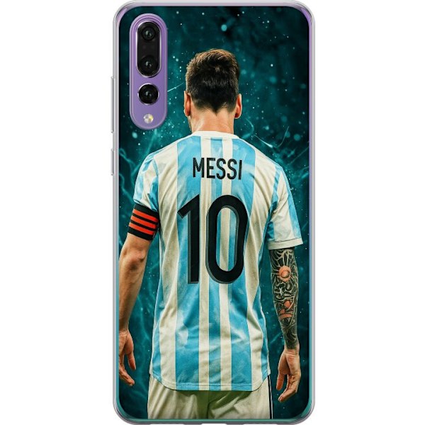 Huawei P20 Pro Genomskinligt Skal Messi