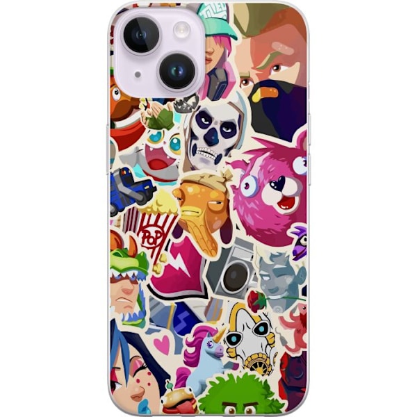 Apple iPhone 15 Plus Gennemsigtig cover Fortnite